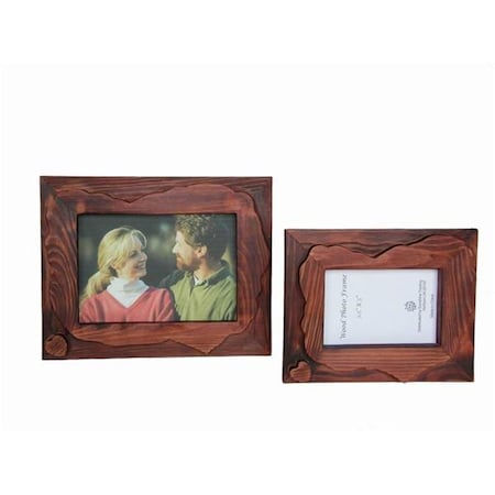 Sunshine Trading Handmade Wood Photo Frame - 5 x 7 Inch SU460688